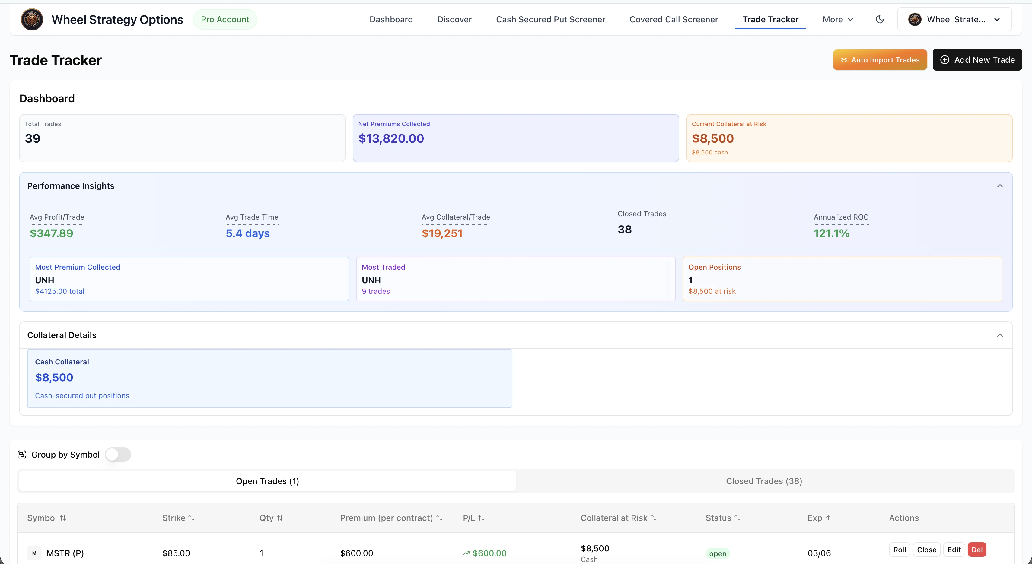 Track - Unified Dashboard